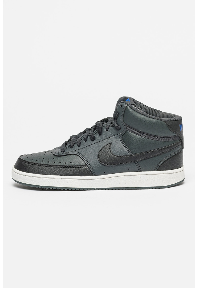 Pantofi sport mid-high de piele ecologica Court Vision