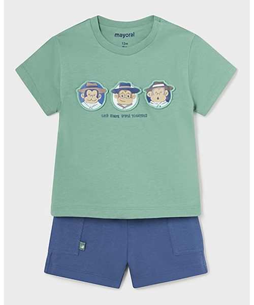 Set de tricou si pantaloni scurti - 2 piese