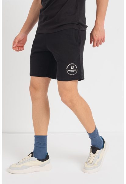 Pantaloni scurti de bumbac cu imprimeu logo