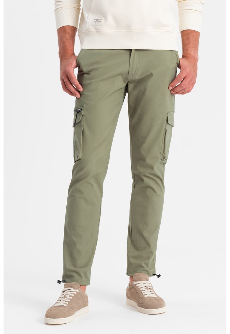 Pantaloni cargo drepti
