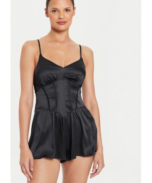 Pijama dama -  Negru - Poliester