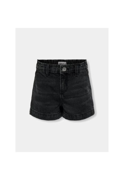 Pantaloni scurti fete - 303782429 - Negru - Bumbac