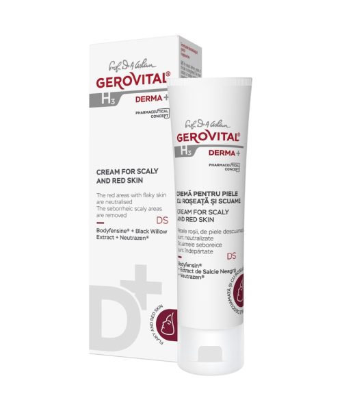 Crema pentru piele cu roseata si scuame  H3 Derma+ - 50 ml
