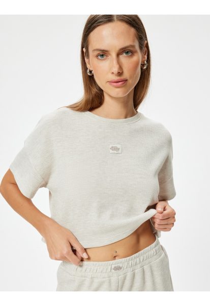 Top crop de pijama