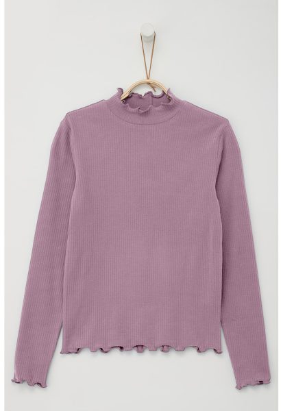Bluza cu striatii si terminatie valurita