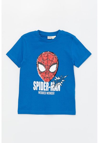 Tricou din bumbac cu Spiderman