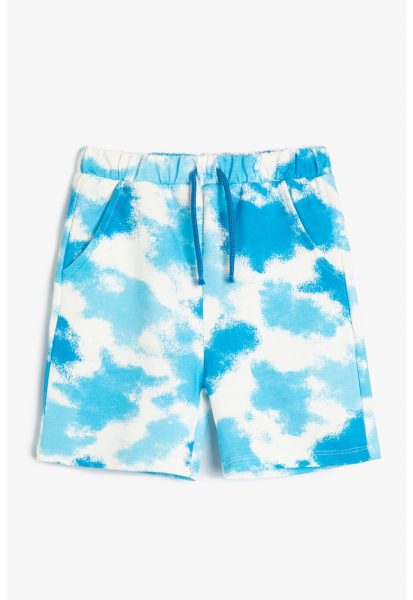 Bermude cu model tie-dye