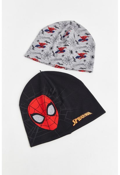 Set de caciuli cu imprimeu Spiderman - 2 piese