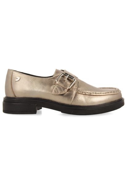 Pantofi loafer de piele lacuita