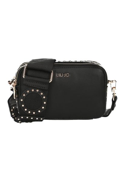Geanta crossbody cu nituri metalice