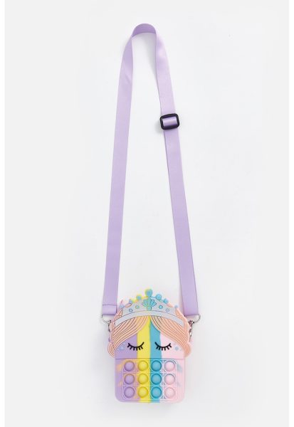 Geanta crossbody cu model grafic