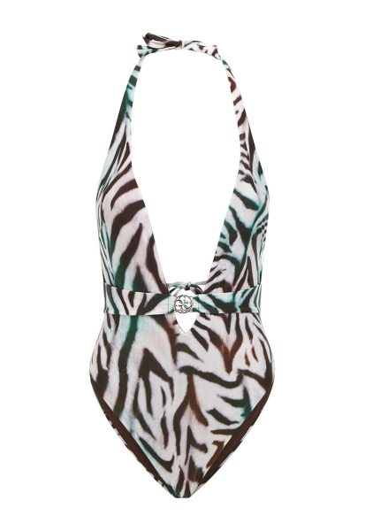Costum de baie intreg cu animal print