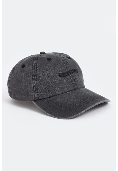 Sapca de denim cu text brodat