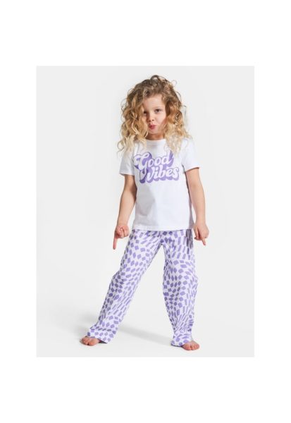 Pijama copii - 11016 - Violet - Bumbac