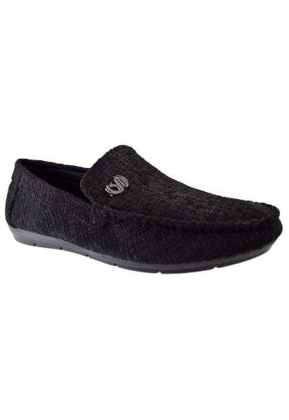 Mocasini barbati - Negri - din material textil