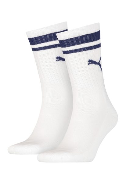 Set de sosete lungi unisex cu detalii striate - 2 perechi