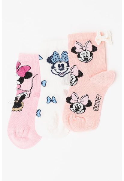 Set de sosete cu Minnie Mouse - 3 perechi