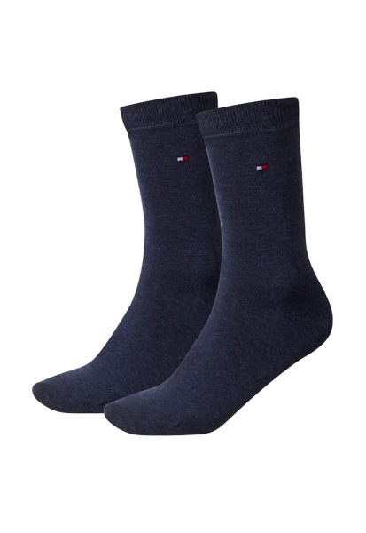 Set de sosete bleumarin melange - 2 perechi