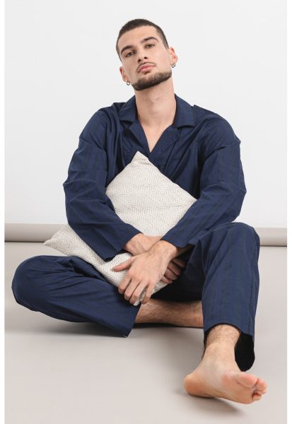 Pijama lunga din bumbac