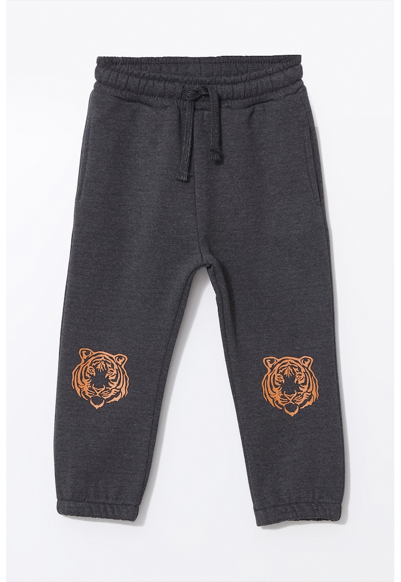 Pantaloni de trening cu detalii grafice