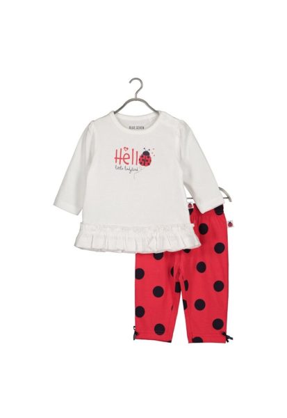 Compleu copii - 85723 - Bumbac - Rosu/Alb
