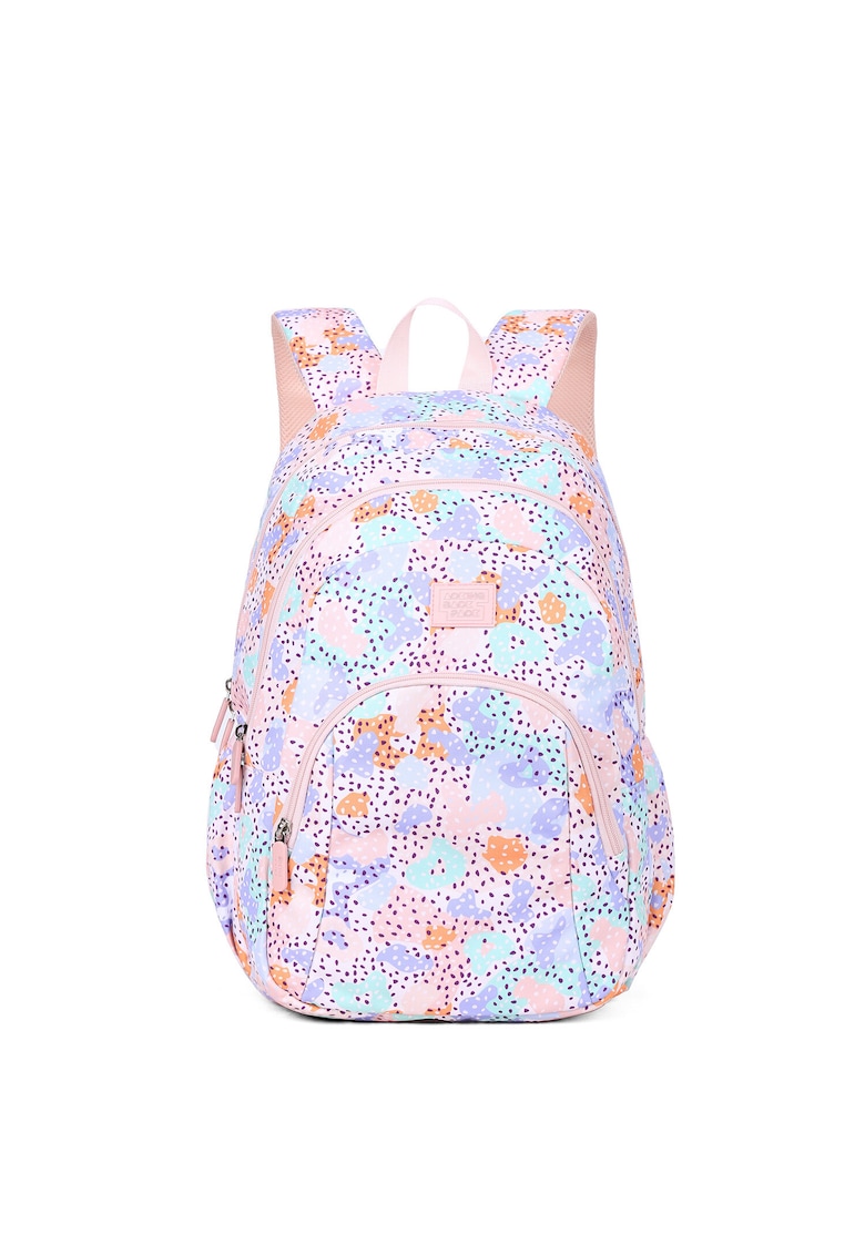 Rucsasc unisex din material textil cu imprimeu