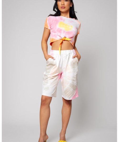 Set de tricou de bumbac si pantaloni scurti