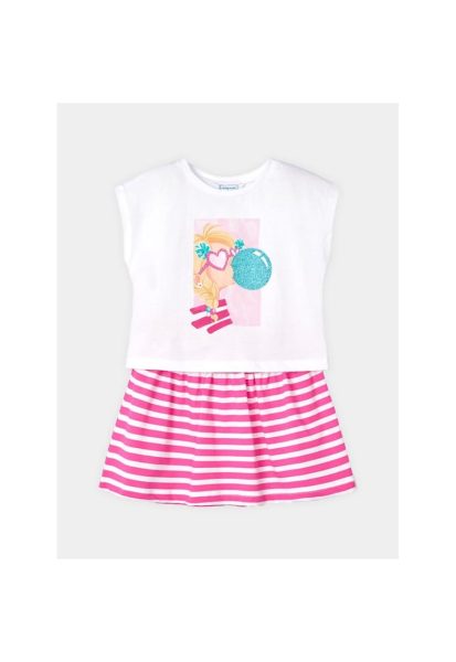 Compleu copii - 13867 - Roz - Bumbac