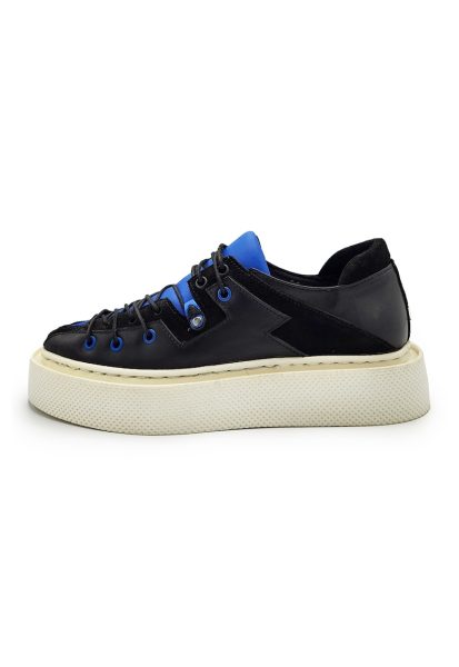 Pantofi sport de piele si piele intoarsa