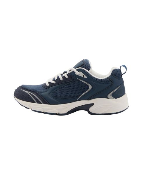 Pantofi sport de piele ecologica cu garnituri textile Izan