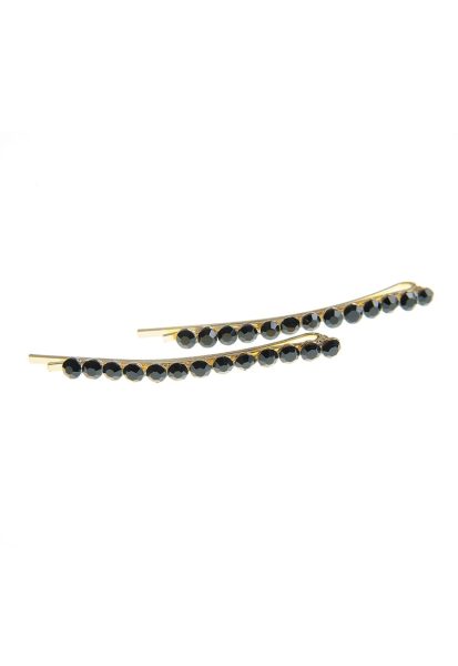 Set 2 agrafe negre