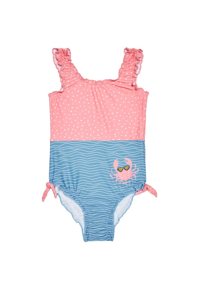 Costum de baie copii - 66814 - Poliester - Roz/Albastru