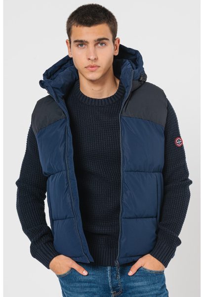 Jack&Jones - Geaca cu vatelina si gluga Aero