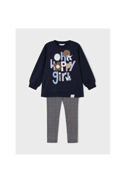 Compleu copii - 62068 - Bumbac - Negru/Bleumarin