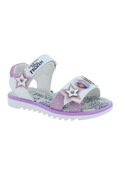 Sandale cu velcro si tema Frozen
