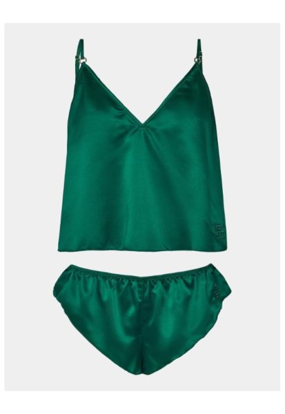 Pijama dama - 302999125 - Poliester - Verde