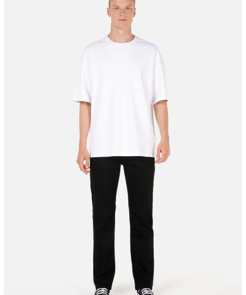 Pantaloni drepti cu talie joasa